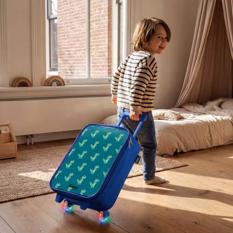 Kinderkoffer Blau - Angaben zum Tyranosaurus — 2