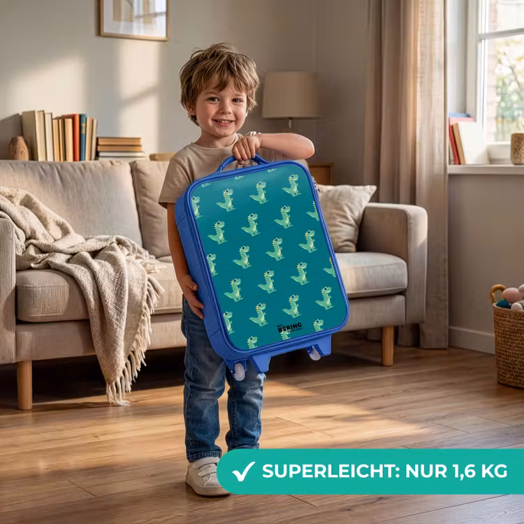 Kinderkoffer Blau - Angaben zum Tyranosaurus — 3