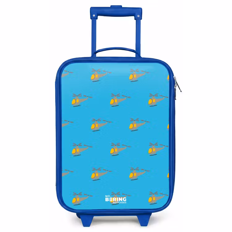 Kinderkoffer Blau - Hubschrauber-Aufregung — 1