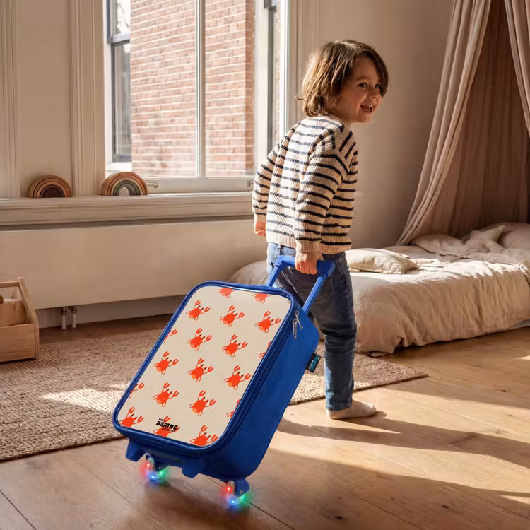 Kinderkoffer Blau - Krabbenproblem — 2