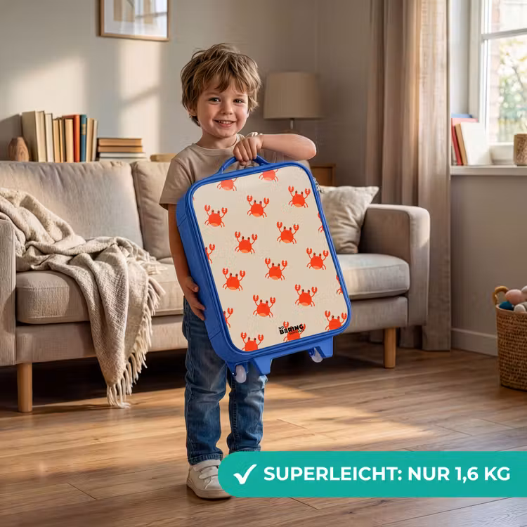Kinderkoffer Blau - Krabbenproblem — 3