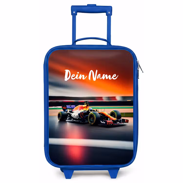Kinderkoffer Blau - Rasende F1 — 1