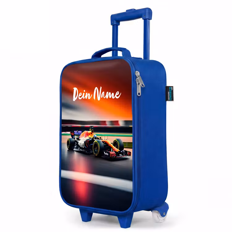 Kinderkoffer Blau - Rasende F1 — 8
