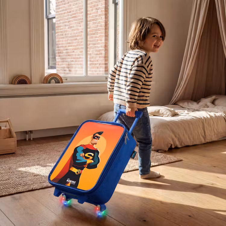 Kinderkoffer Blau - Sonnige Superheldin — 2