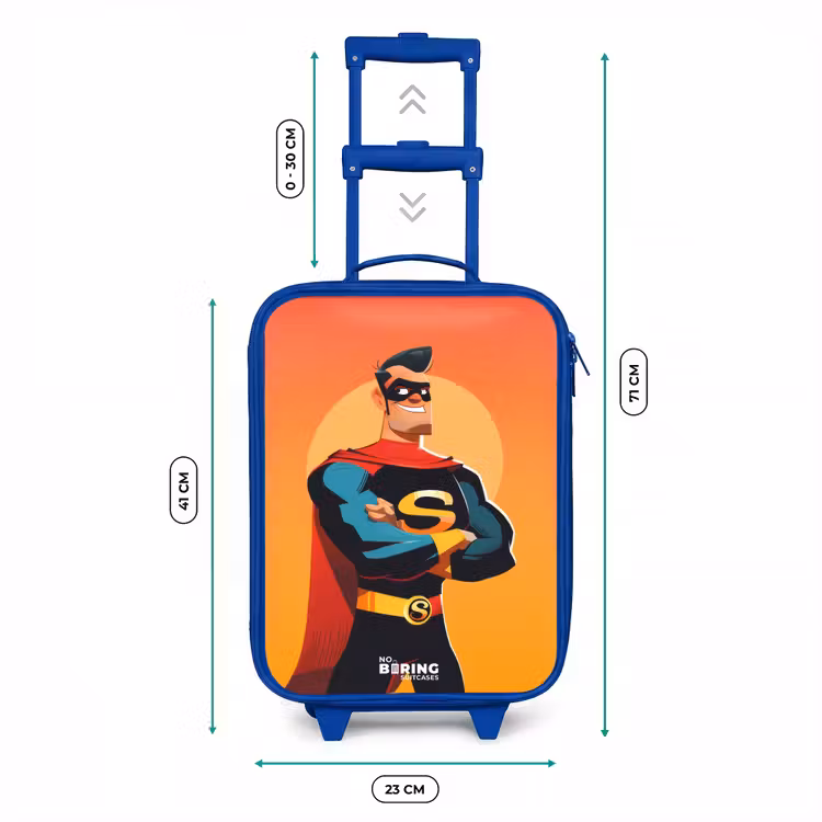 Kinderkoffer Blau - Sonnige Superheldin — 7