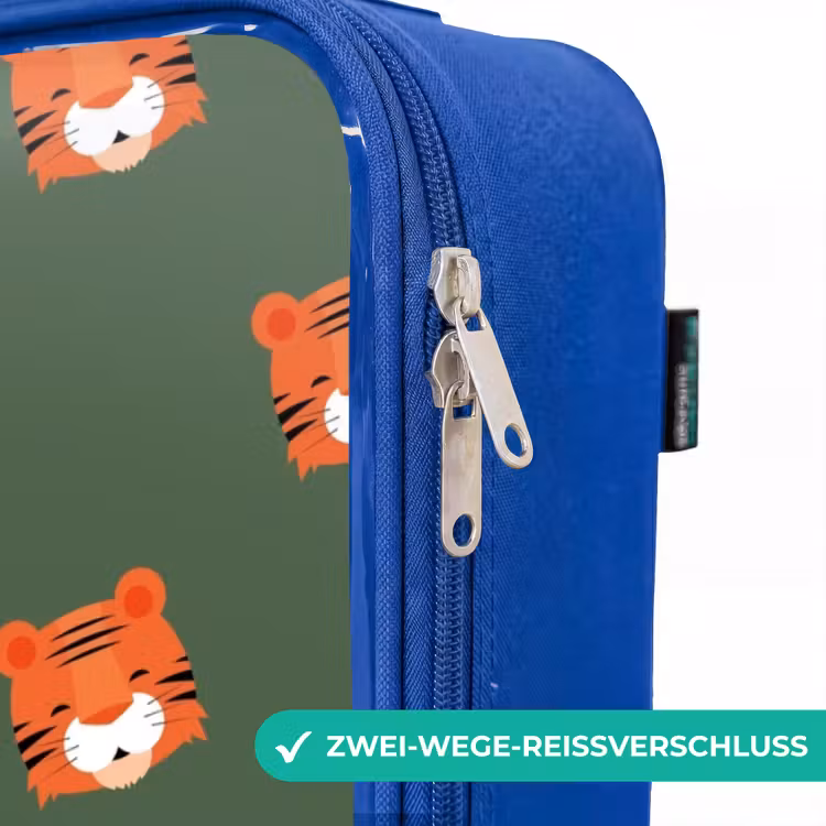 Kinderkoffer Blau - Tiger-Turbulenzen — 5
