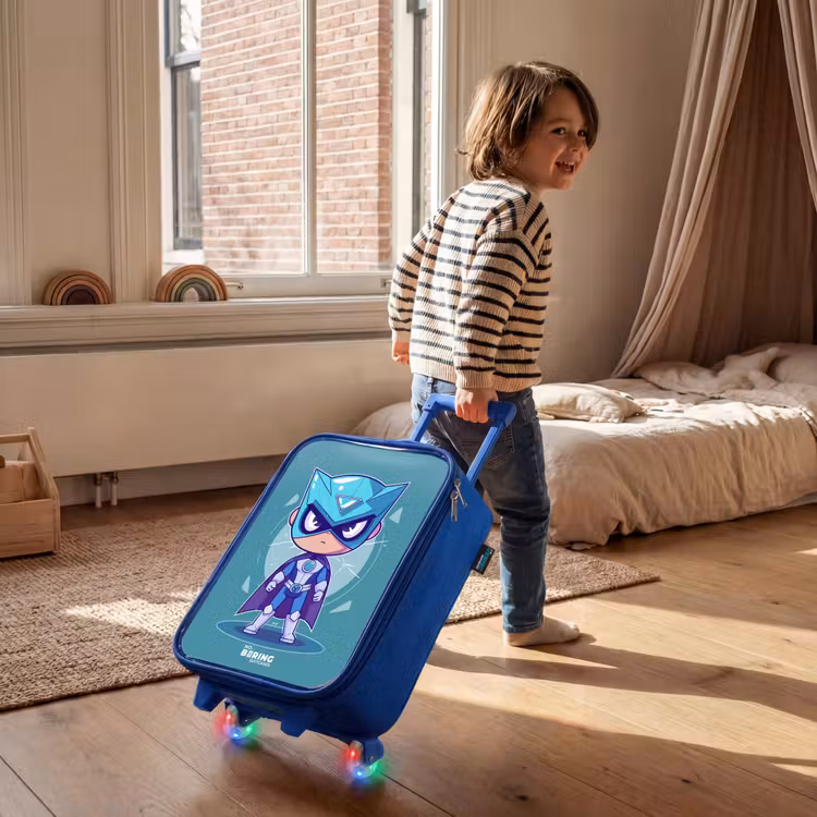 Kinderkoffer Blau - Türkisfarbener Tornado — 2