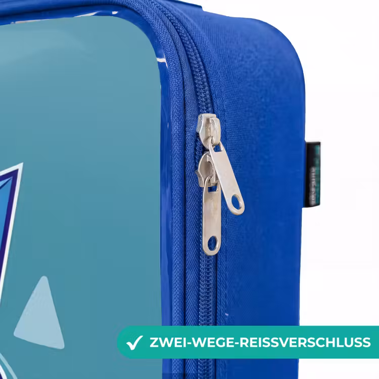 Kinderkoffer Blau - Türkisfarbener Tornado — 5
