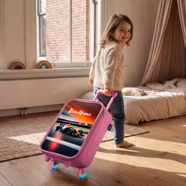 Kinderkoffer Rosa - Rasende F1 — 2