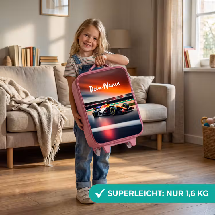Kinderkoffer Rosa - Rasende F1 — 3