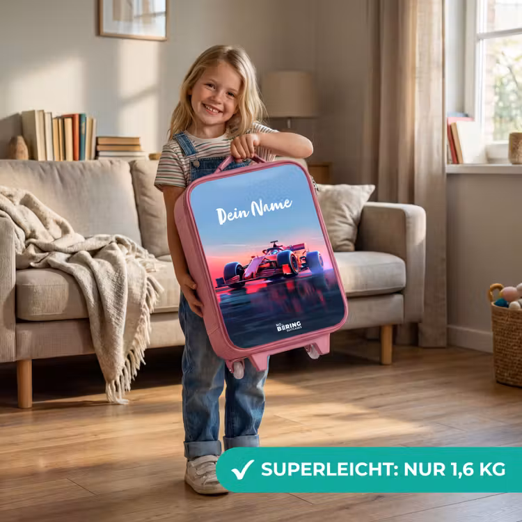 Kinderkoffer Rosa - Roter Renner — 3