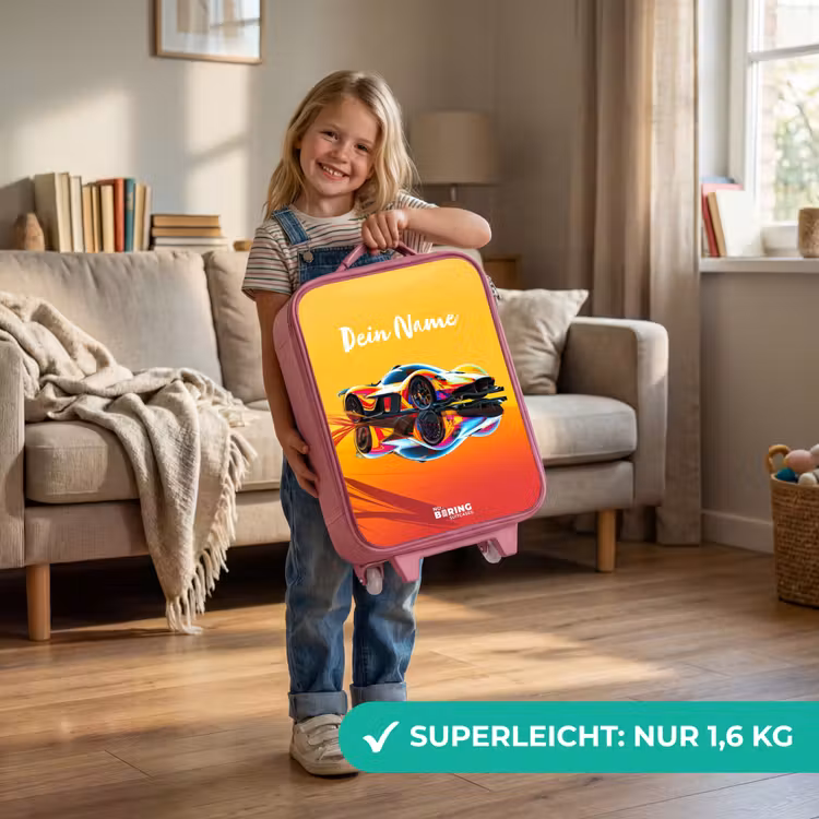 Kinderkoffer Rosa - Sonnenstrahl-Sprinter — 3