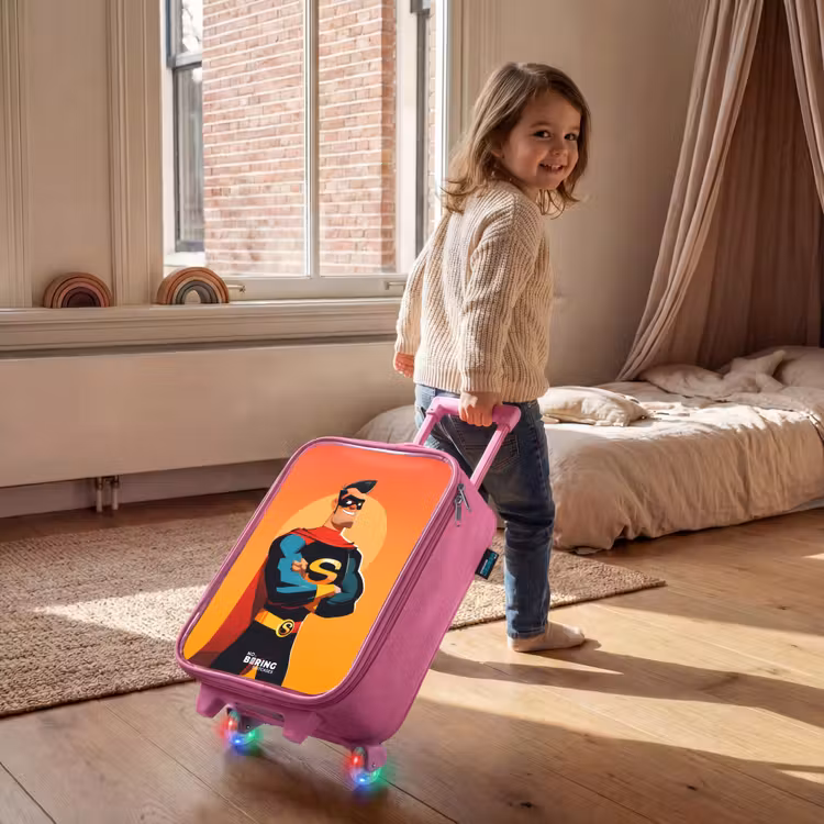 Kinderkoffer Rosa - Sonnige Superheldin — 2