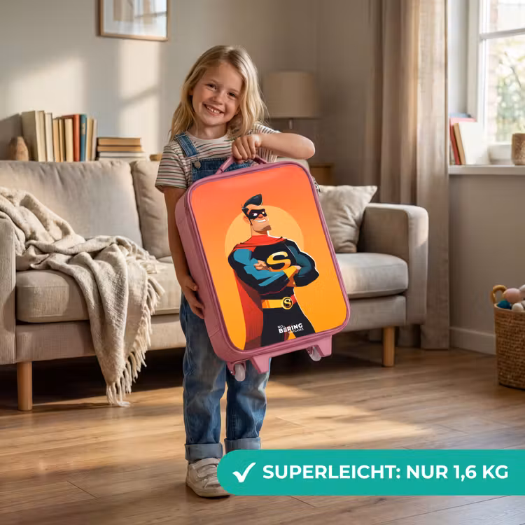 Kinderkoffer Rosa - Sonnige Superheldin — 3