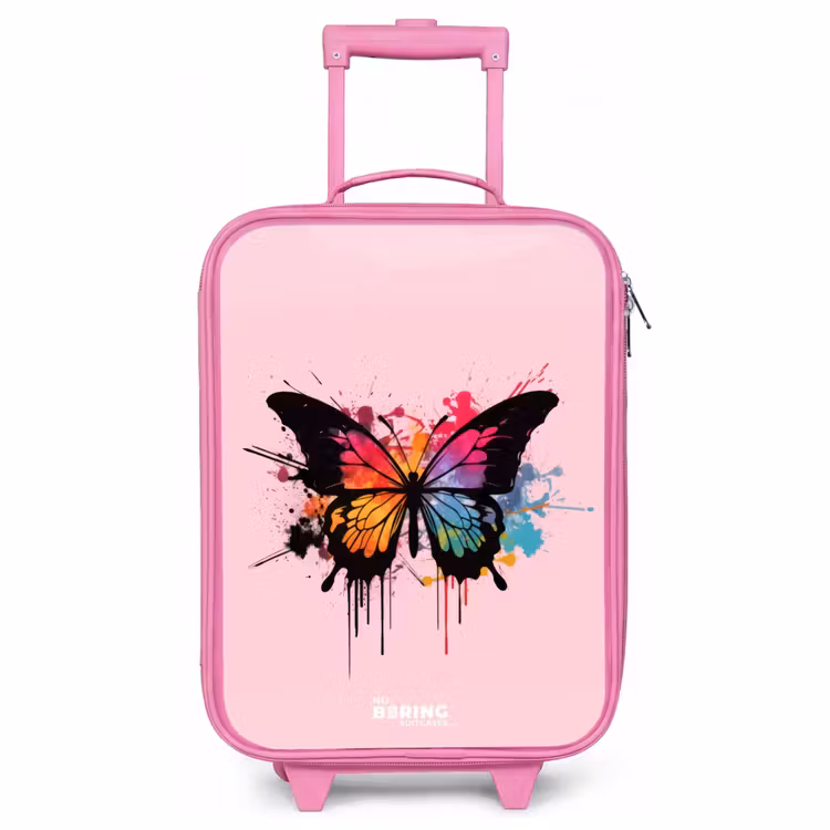 Kinderkoffer Rosa - Schmetterling malen — 1