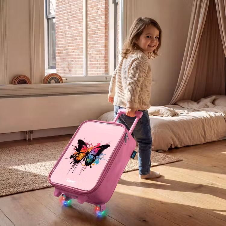 Kinderkoffer Rosa - Schmetterling malen — 2