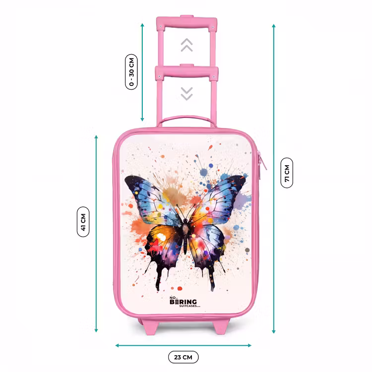 Kinderkoffer Rosa - Schmetterlingsexplosion — 7