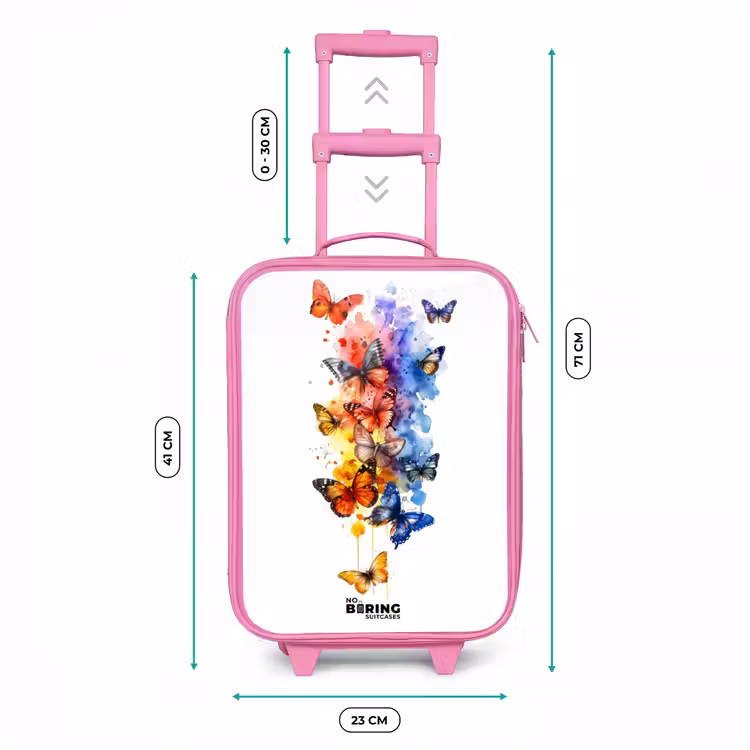 Kinderkoffer Rosa - Schmetterlingsschwarm — 7