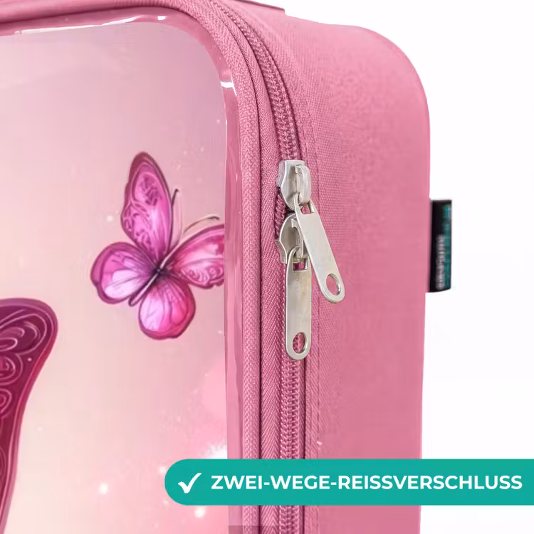 Kinderkoffer Rosa - Schmetterlingstal — 5