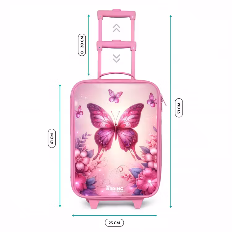 Kinderkoffer Rosa - Schmetterlingstal — 7