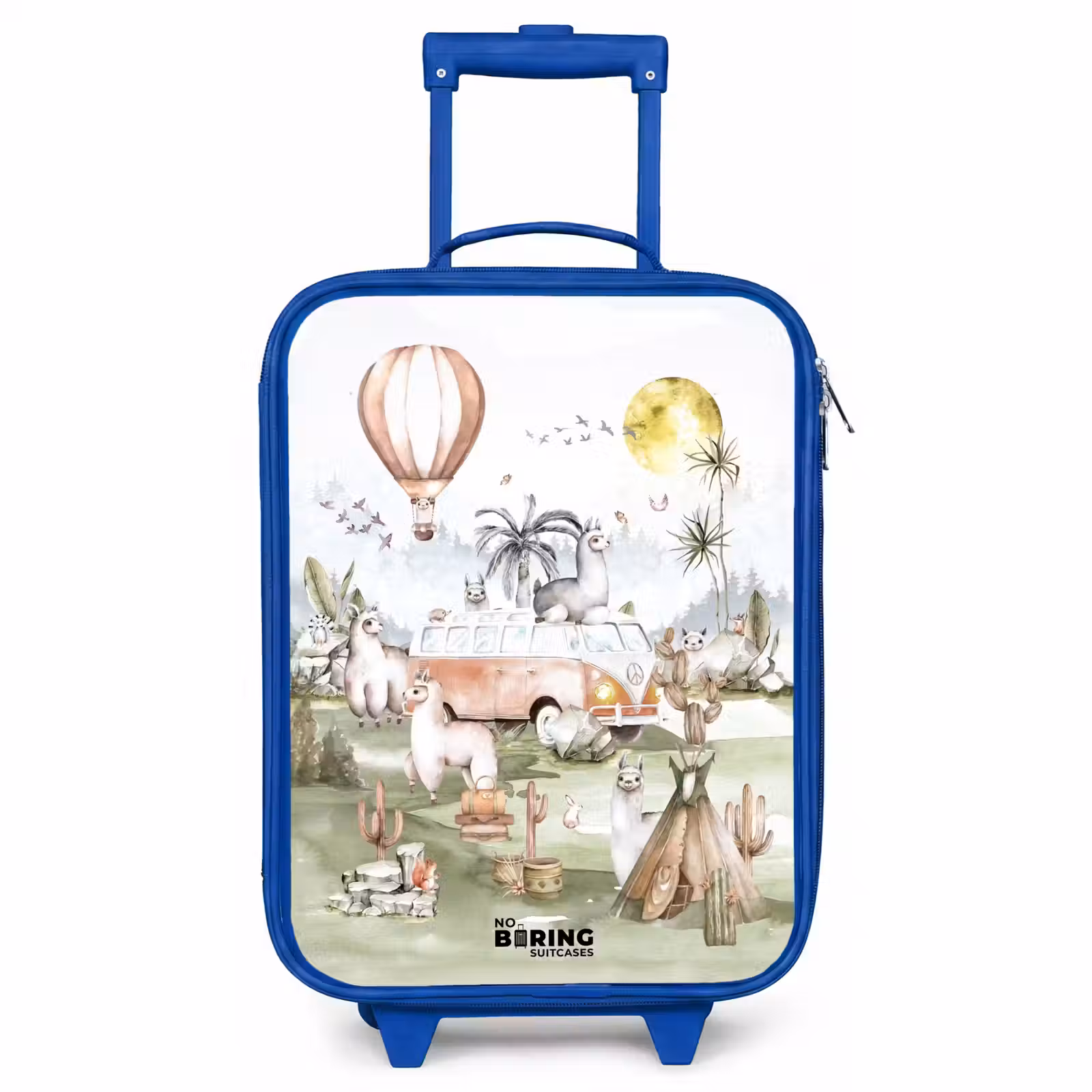 Kinderkoffer Blau - Abenteuer Alpaka — 1