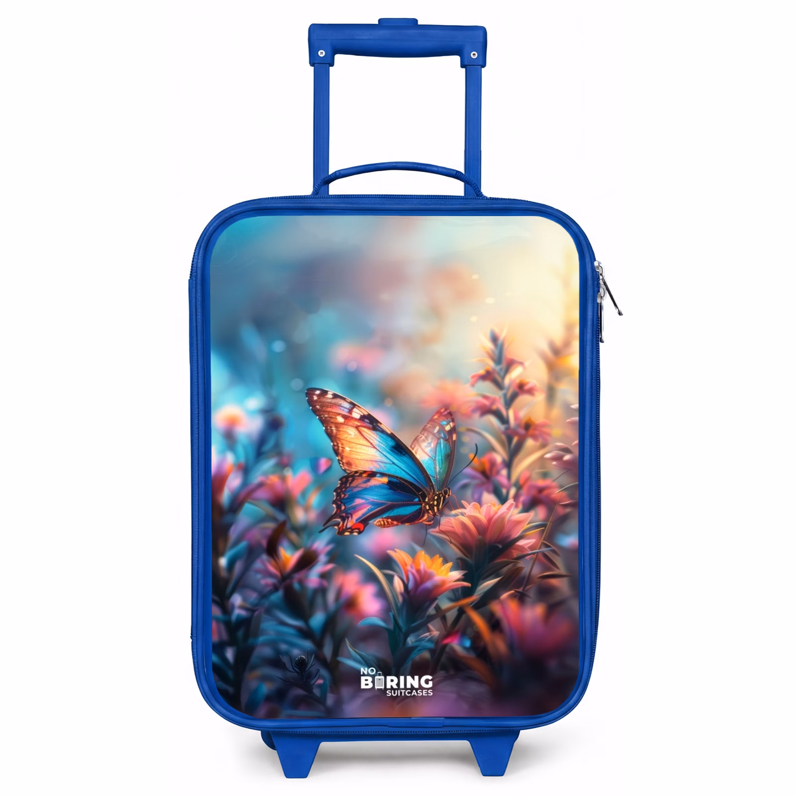 Kinderkoffer Blau - Schmetterlingsblüten — 1