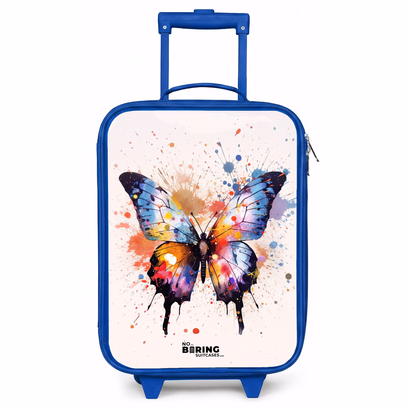 Kinderkoffer Blau - Schmetterlingsexplosion — 1
