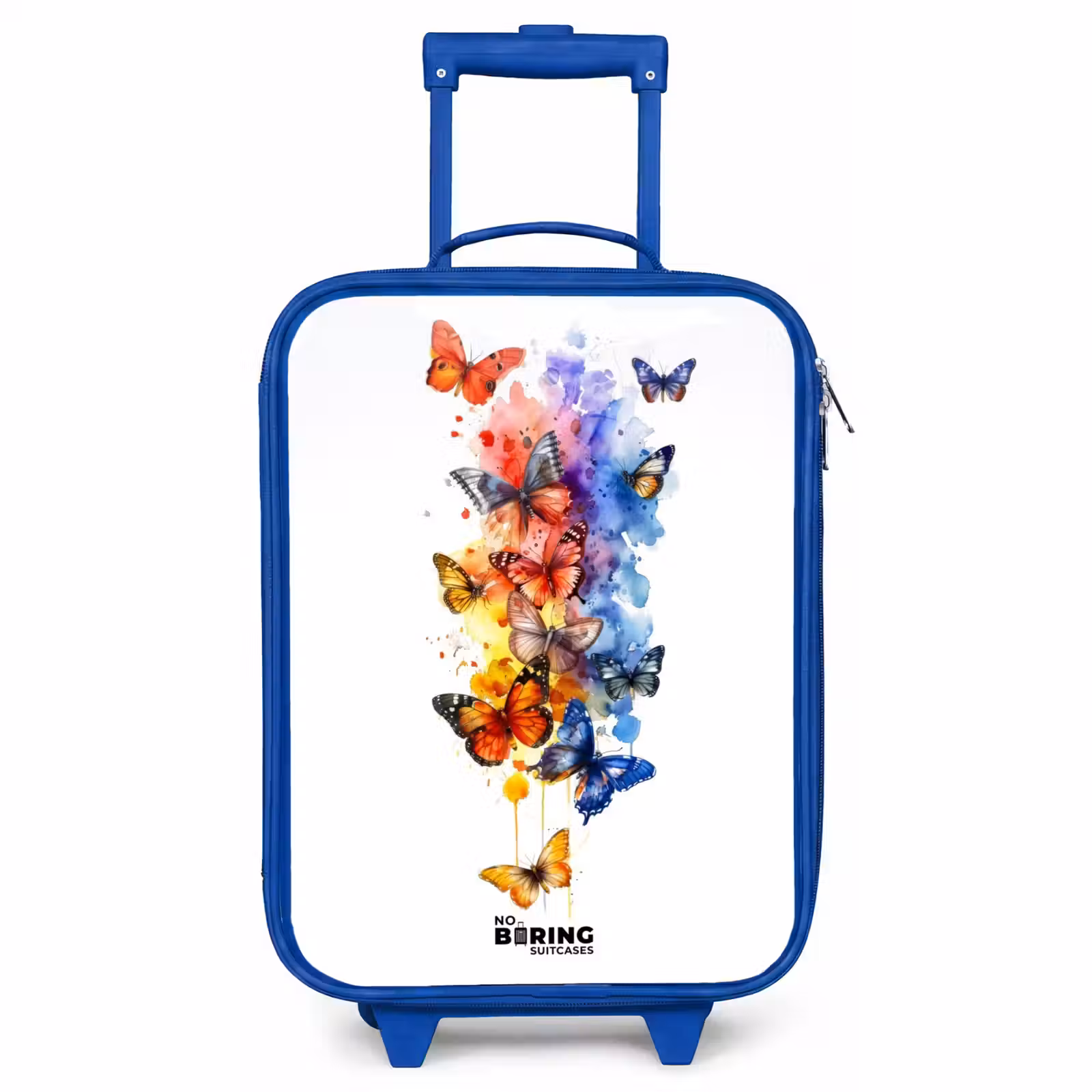 Kinderkoffer Blau - Schmetterlingsschwarm — 1