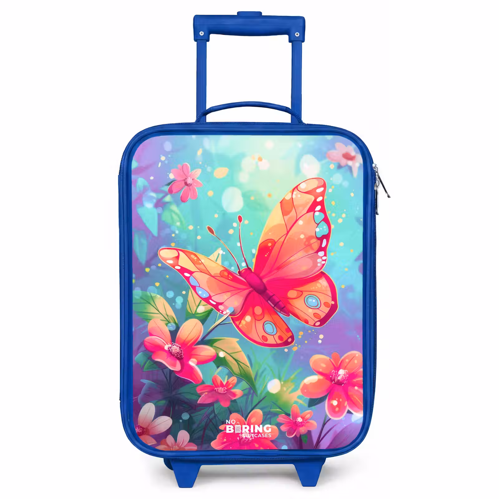 Kinderkoffer Blau - Wunderschöner Schmetterling — 1