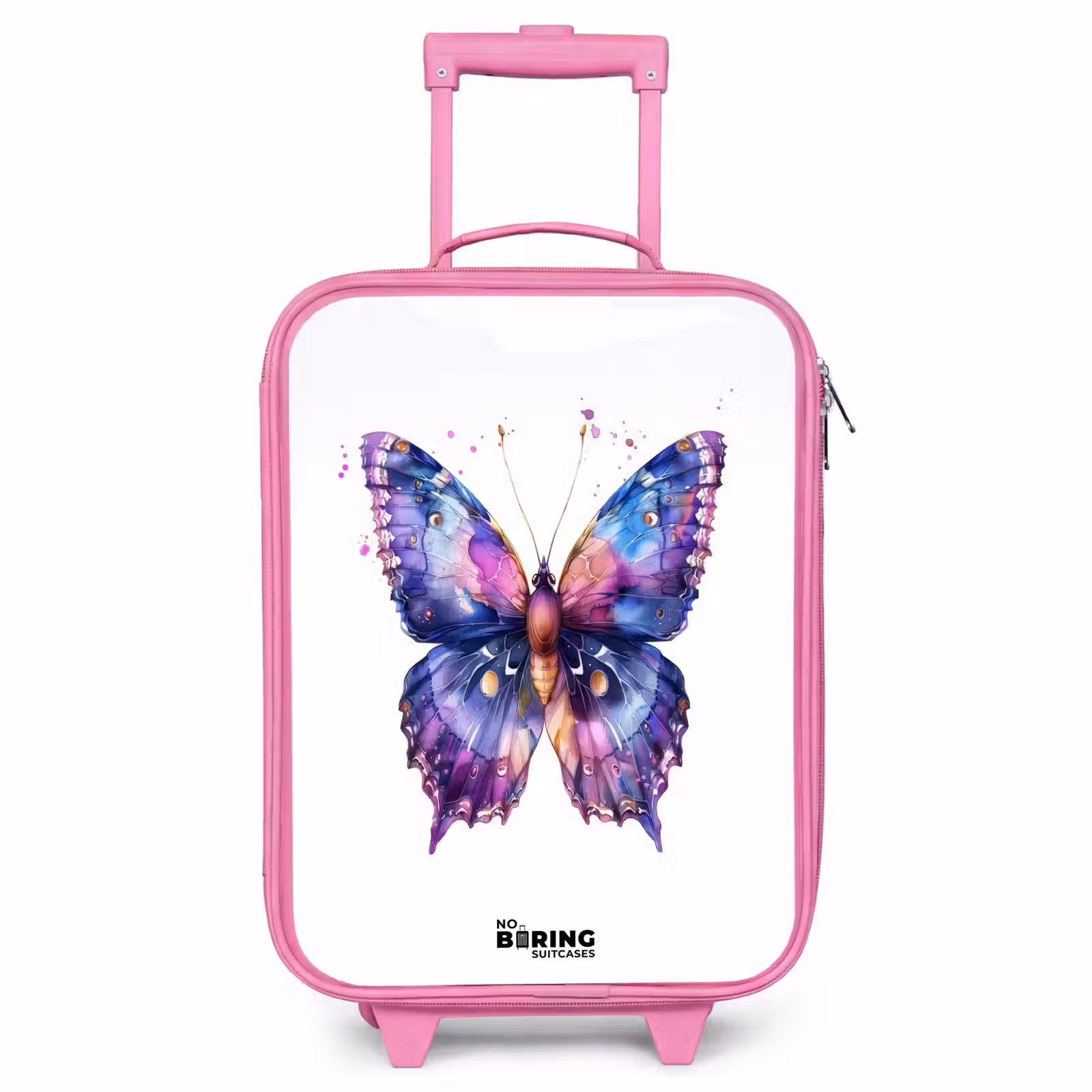 Kinderkoffer Rosa - Lila Schmetterling — 1