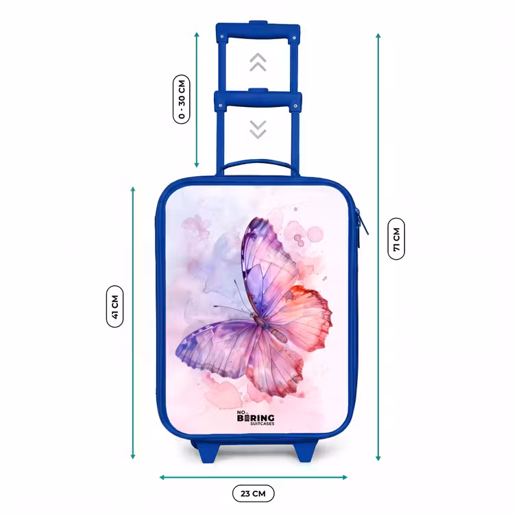 Kinderkoffer Blau - Aquarell Polarlicht — 7