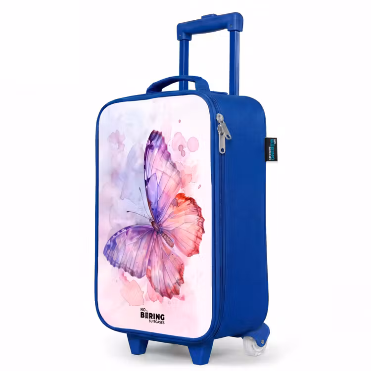 Kinderkoffer Blau - Aquarell Polarlicht — 8