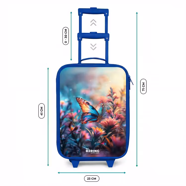 Kinderkoffer Blau - Schmetterlingsblüten — 7