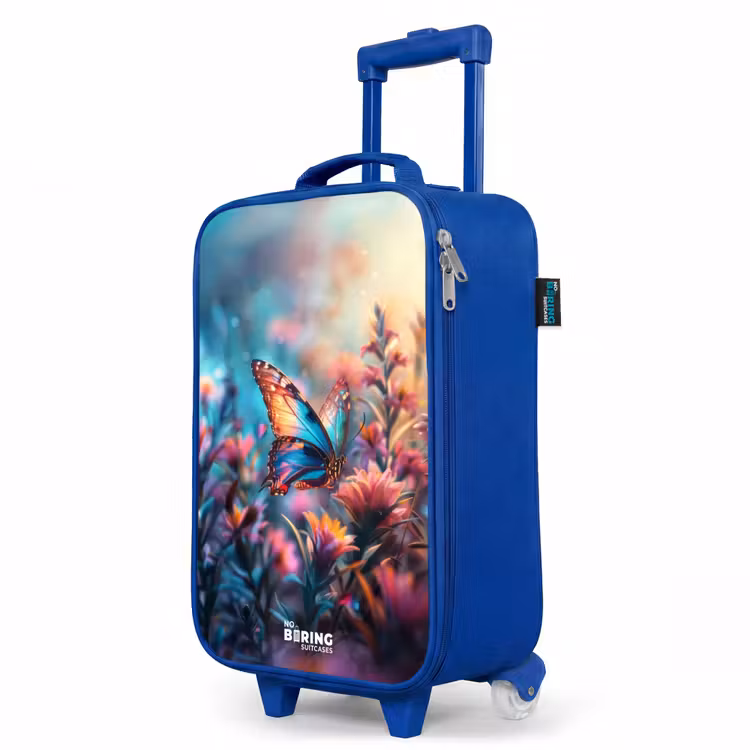 Kinderkoffer Blau - Schmetterlingsblüten — 8
