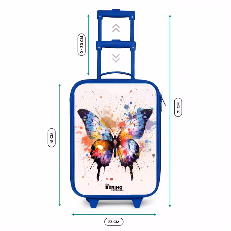 Kinderkoffer Blau - Schmetterlingsexplosion — 7
