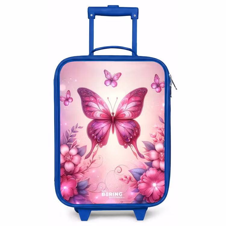 Kinderkoffer Blau - Schmetterlingstal — 1