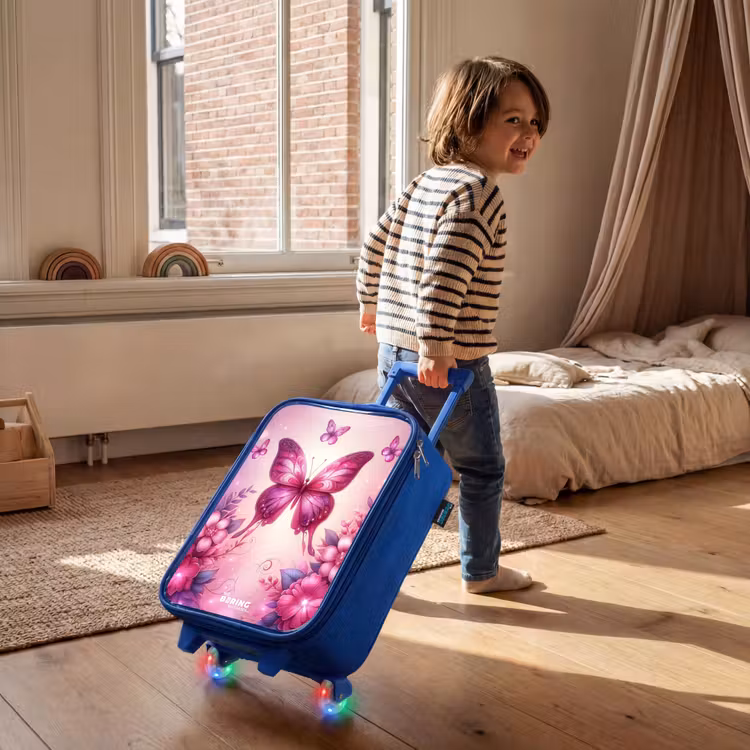 Kinderkoffer Blau - Schmetterlingstal — 2