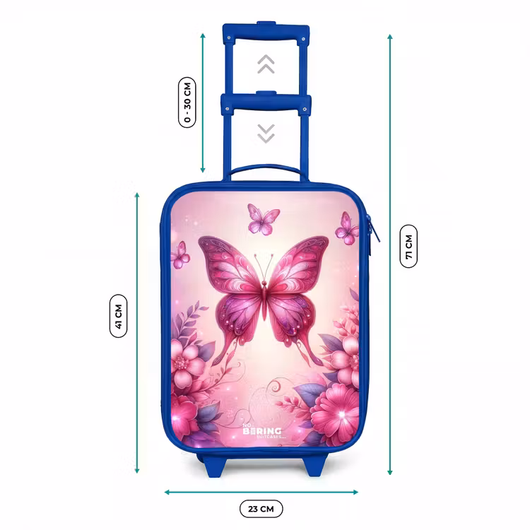 Kinderkoffer Blau - Schmetterlingstal — 7