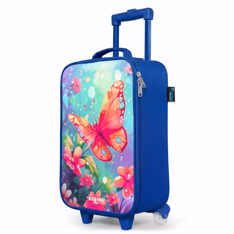 Kinderkoffer Blau - Wunderschöner Schmetterling — 8