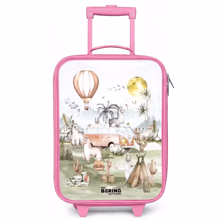 Kinderkoffer Rosa - Abenteuer Alpaka — 1