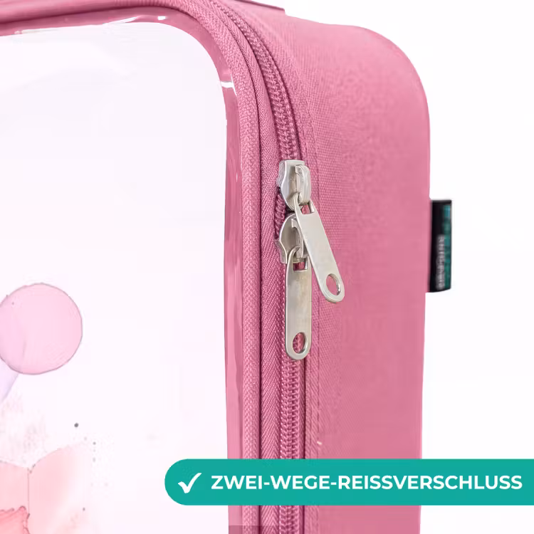 Kinderkoffer Rosa - Aquarell Polarlicht — 5