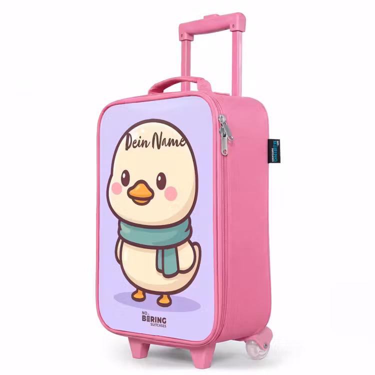 Kinderkoffer Rosa - Kawai - Ente - Halstuch — 8
