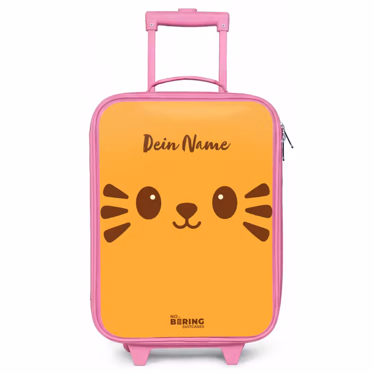 Kinderkoffer Rosa - Kawai - Tiger - Orange — 1