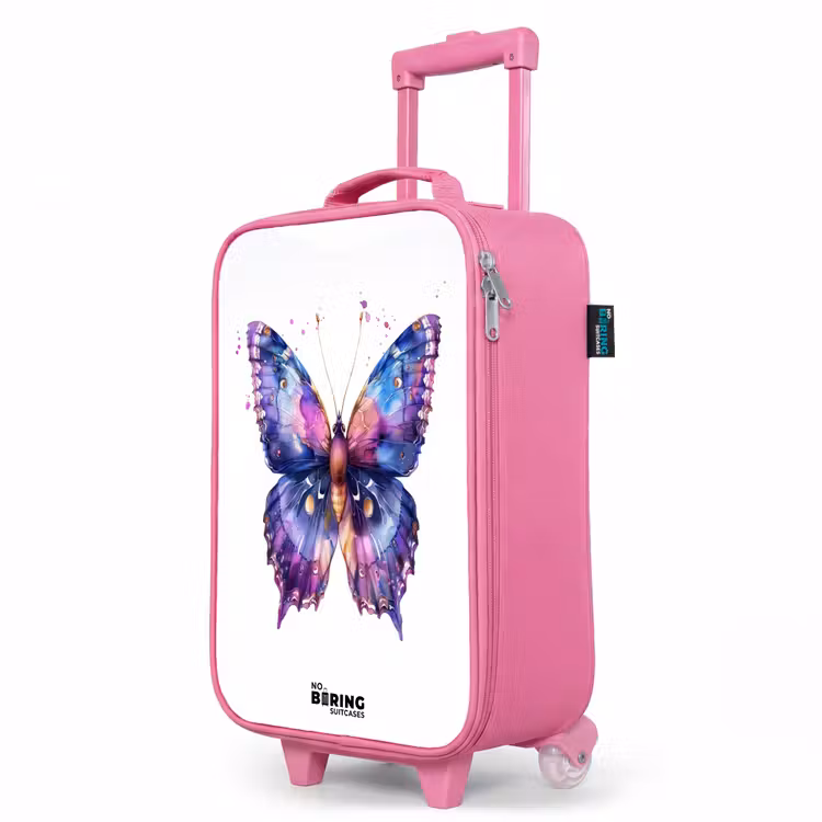 Kinderkoffer Rosa - Lila Schmetterling — 8
