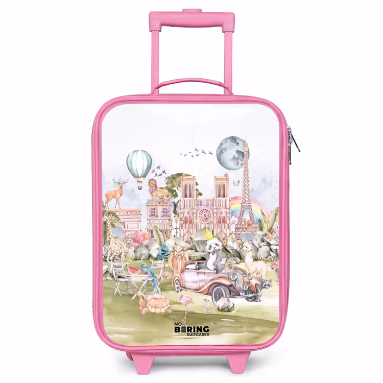 Kinderkoffer Rosa - Tierische Fantasiestadt — 1