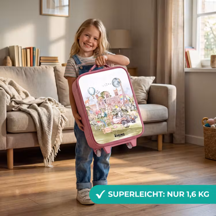 Kinderkoffer Rosa - Tierische Fantasiestadt — 3