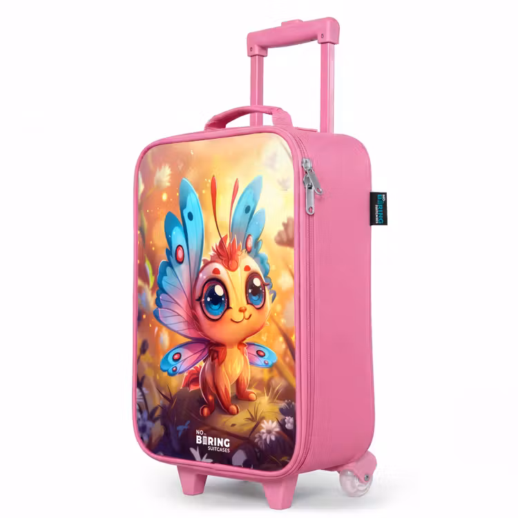Kinderkoffer Rosa - Valerio schmetterlingsartig — 8