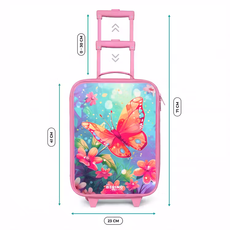 Kinderkoffer Rosa - Wunderschöner Schmetterling — 7