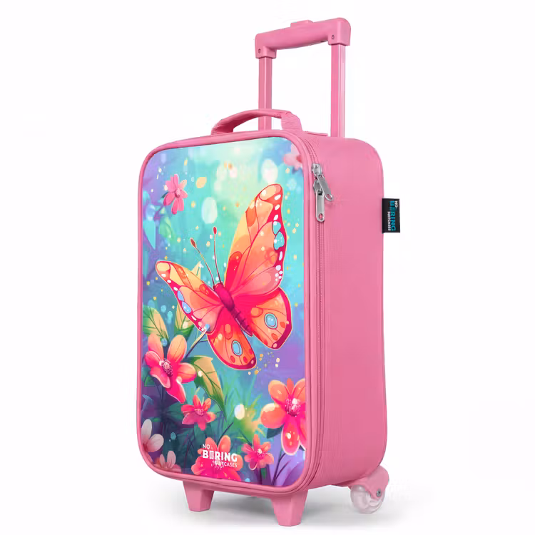 Kinderkoffer Rosa - Wunderschöner Schmetterling — 8