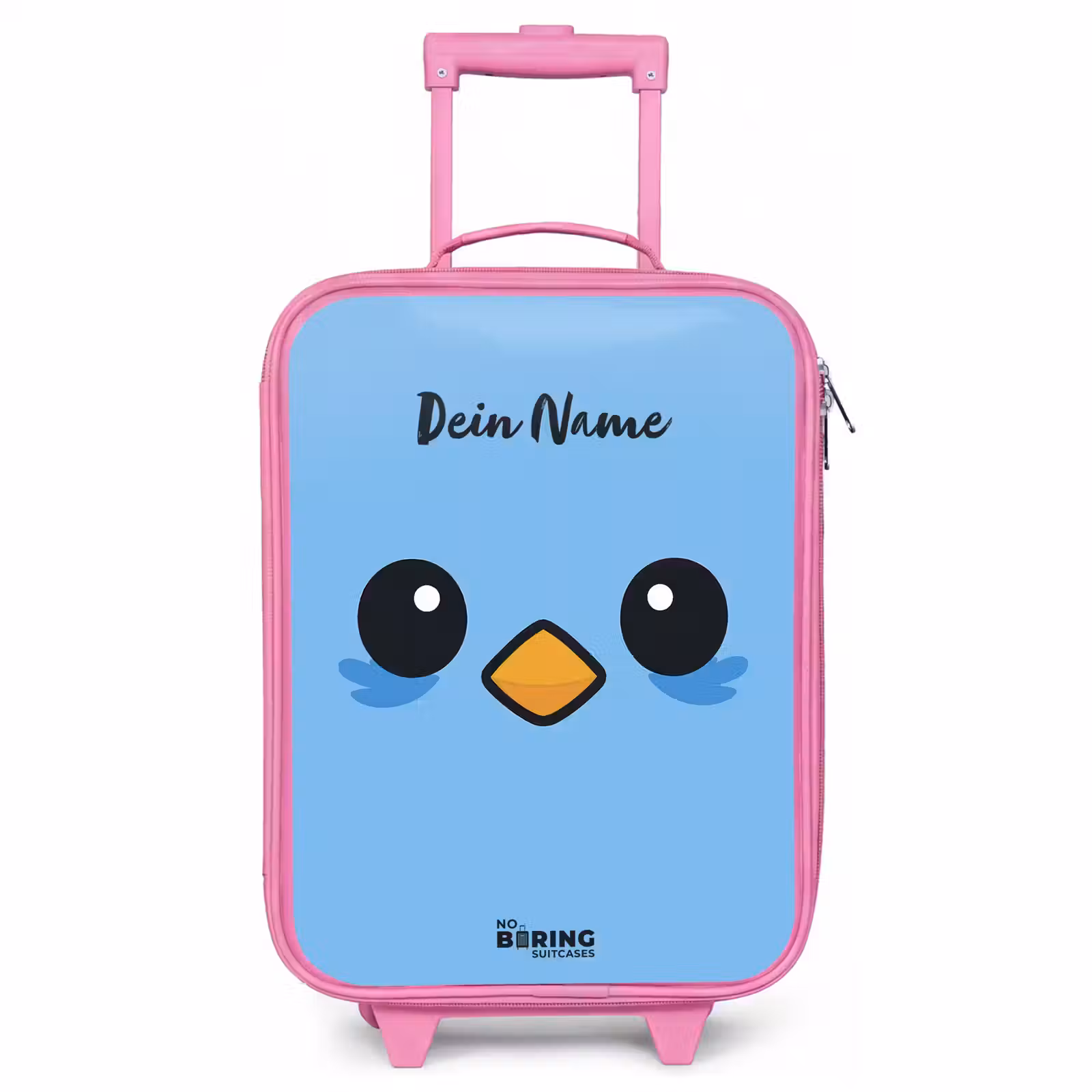 Kinderkoffer Rosa - Kawai - Vogel - Blau — 1